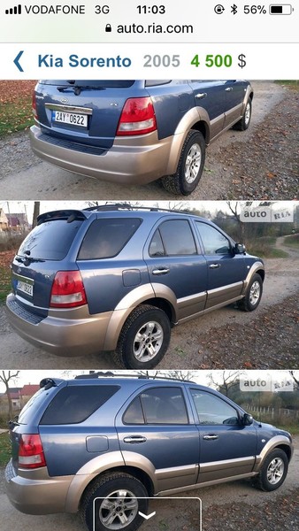 Обвіс Kia Sorento 2006 р.  3.5 л бензин Луцьк