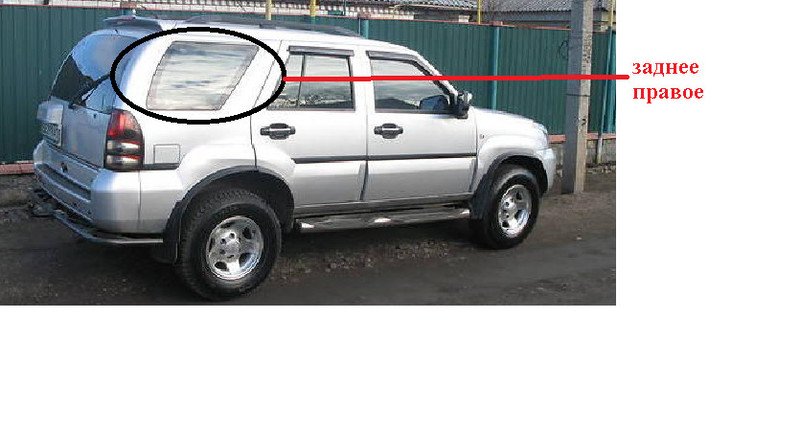 Стекло заднее глухое Groz Shuttle универсал 2009 г.  2.2 л бензин Николаев