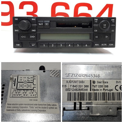 Автомагнітола Volkswagen Sharan  2002 1.8 Дизель 