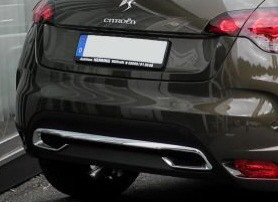 Хром накладка заднего бампера Citroen DS4  2012 хэтчбек 1.6 Бензин Харьков