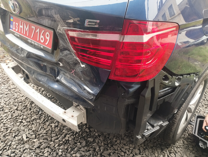 Бампер задний BMW X3 F25 2015 г.  1.6 л дизель Луцк