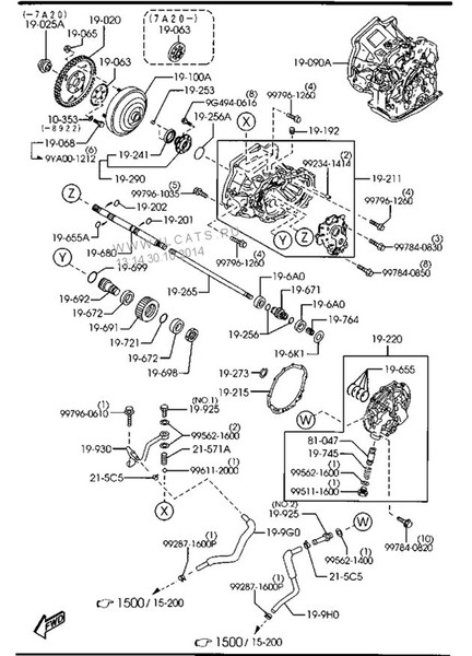 Маховик 19-020   Mazda 3, Mazda 323