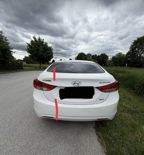 Чверть кузова задня ліва Hyundai Elantra MD  2014 1.6 Бензин Одеса