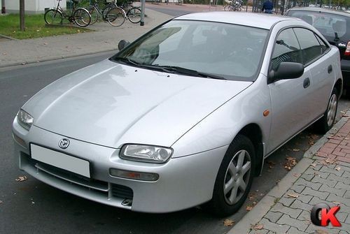 Бампер передний Mazda 323 F BA хэтчбек 1995 г.  1.8 л бензин Никополь