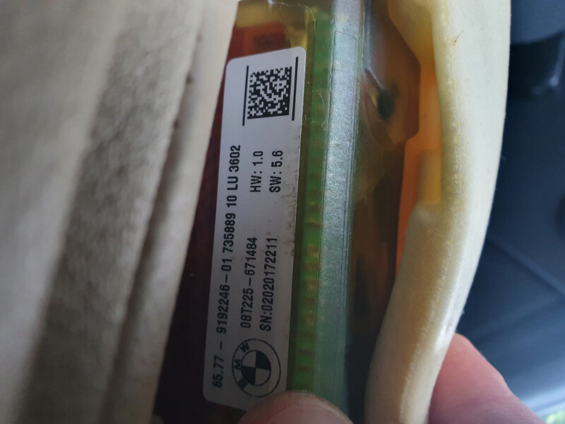 Bmw sensor airbag BMW X5 E70  2009 3.0 Бензин Луцк