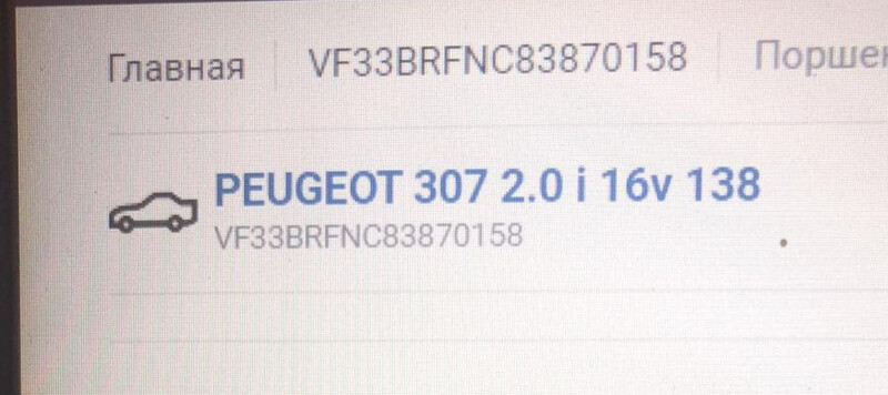 Поршни Peugeot 307  2007 2.0 Бензин Жмеринка