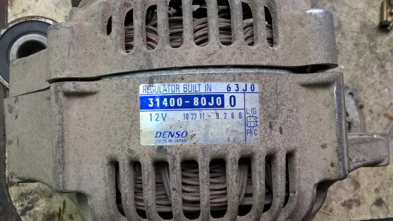 Генератор 31400-80J00   Suzuki SX4