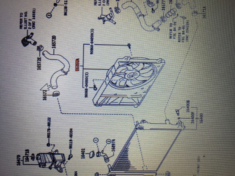 Диффузор в сборе 163600P170   Lexus ES, Toyota RAV4