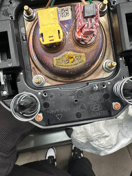 Подушка руля Kia Sportage 2021 г.  2.4 л бензин Ракитное