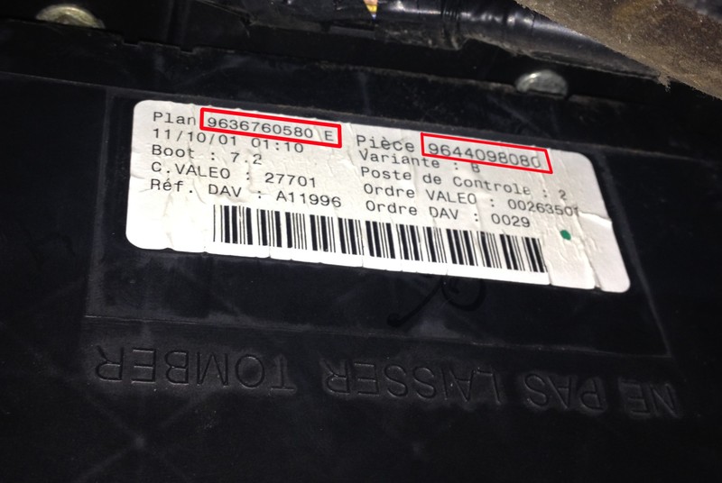 Блок BSI Peugeot 307  2001 хетчбек 1.4 Дизель 