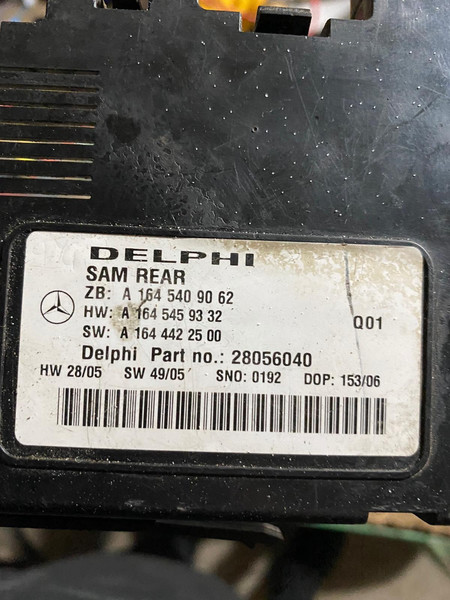 Блок SAM задний Mercedes-Benz M-Class ML164 2008 6.3 Бензин Хмельницкий