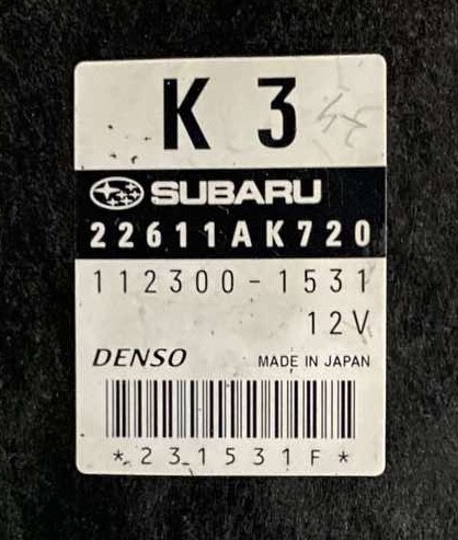 Блок керування двигуном Subaru Forester SG  2006 2.5 Бензин 