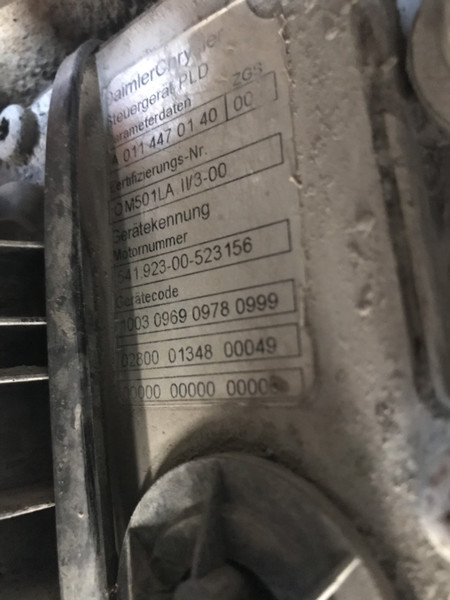 Электронный блок управления двигателем A0114470140   Mercedes Actros