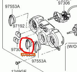 Регулятор печки Kia Rio 2 2010 г.  1.4 л бензин Одесса