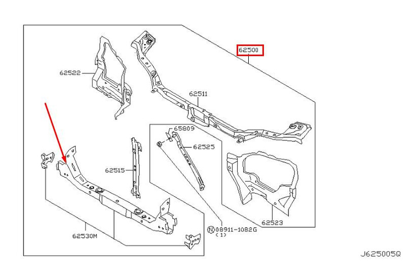 Нижняя часть телевизора Nissan X-Trail YD22ETI SPORT 2003 2.2 Дизель 