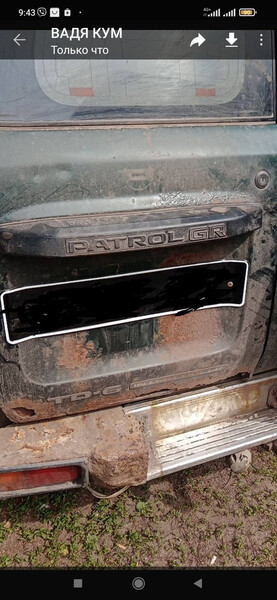 Левая распашенка со стеклом Nissan Patrol Y61  2000 2.8 Дизель 