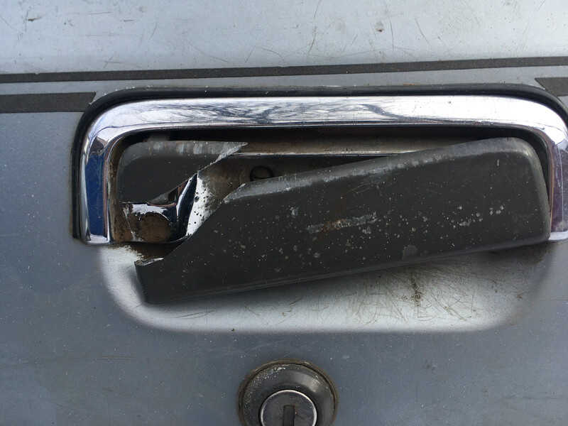 Ручка дверная Opel Rekord  1986 хетчбек 2.3 Дизель 