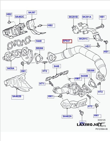 Выхлопная труба Land Rover Discovery 3  2007 2.7 Дизель Киев