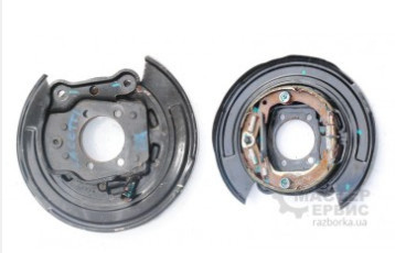 Щиток колодок ручника правый Chevrolet Lacetti  2008 1.8 Бензин Борисполь