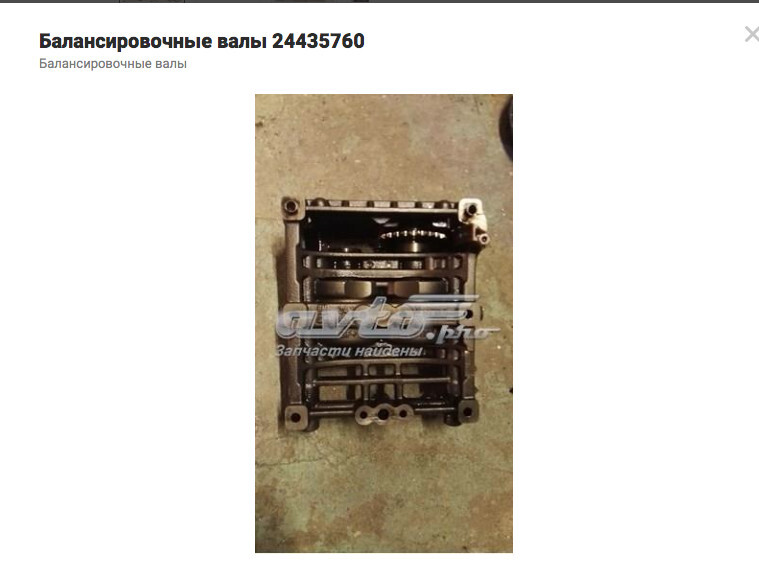 Блок балансирных валов Opel Frontera B  2002 2.2 Дизель Павлоград