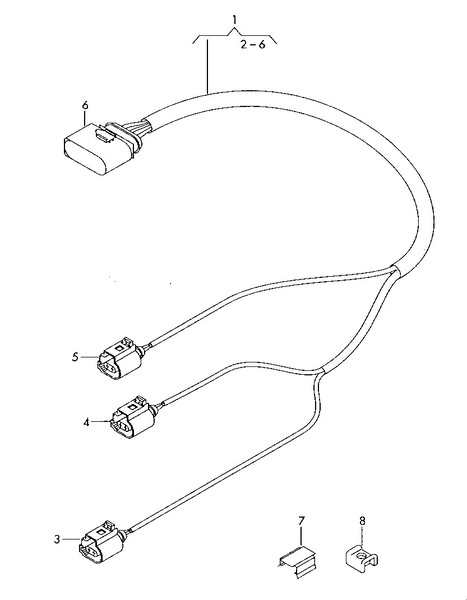 Проводка сигнала и датчика температуры Audi A6 allroad quattro  2008 универсал 3.2 Бензин Чернигов