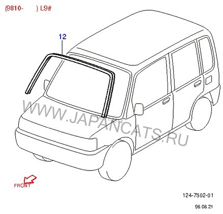 7553397206000 Daihatsu Move L901 1999 1.0 Бензин Киев