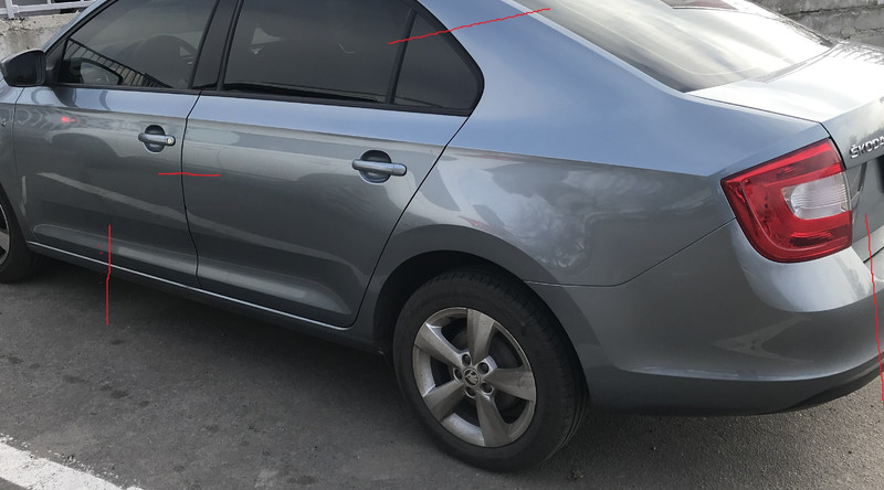 Четверть кузова задняя левая Skoda Rapid  2014 1.6 Бензин Полтава