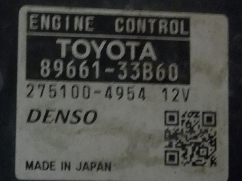 Блок управления двигателя 89661-33B60   Toyota Camry