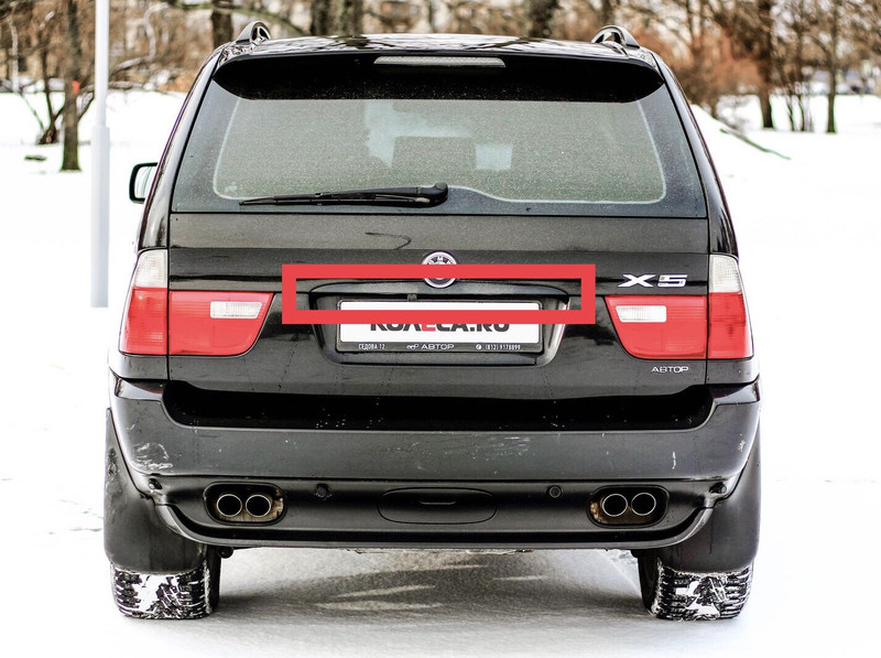 Накладка-подсветка задна BMW X5 E53 2002 3.0 Дизель Хмельницкий