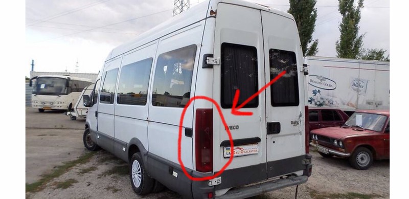 Стоп задний левый Iveco Daily 2005 г.  3.0 л дизель Одесса