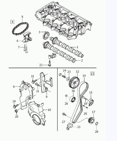 Распредвал Volvo V50  2009 универсал 1.6 Дизель 