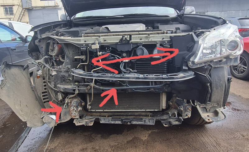 Трубки гур Lexus GX 460 2012 4.2 Бензин Одесса