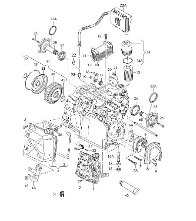 Прокладка крышки мехатроника Volkswagen Passat CC  2012 хэтчбек 2.0 Бензин Черкассы