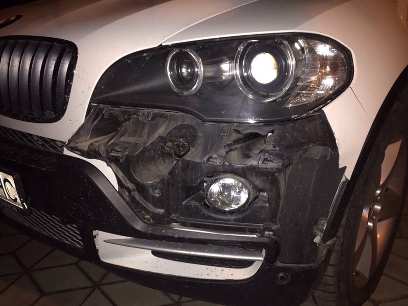 Переднее крыло левое BMW X5 E70 2008 г.  3.0 л бензин Никополь