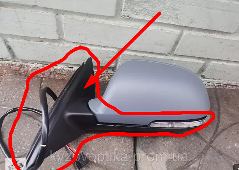 Зеркало правое Skoda Superb ІІ универсал 2011 г.  2.0 л дизель Ровно