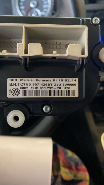 Блок управления климат-контролем Volkswagen Jetta 6  2014 2.0 Дизель Полтава