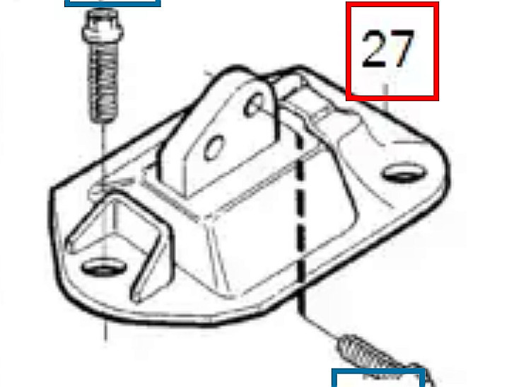 Опора двигуна 9161900   Volvo V70