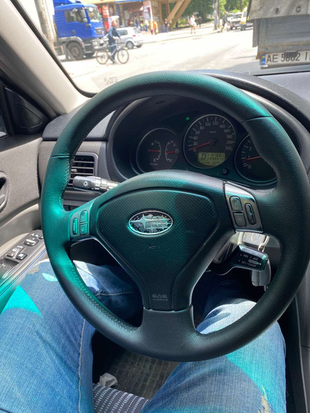 Руль (не затертый) без аэрбег Subaru Forester SG  2006 2.5 Бензин 