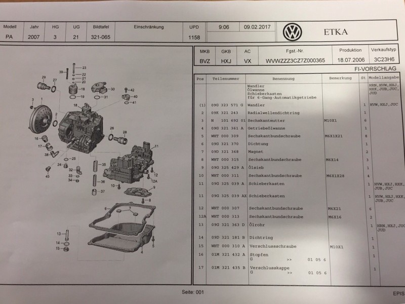 Акпп 6ст Volkswagen Passat B6 2006 г.  2.0 л бензин Мукачево