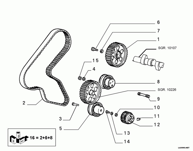 Шестерня распредвала Fiat Fiorino 1995 г.  1.7 л дизель Сумы