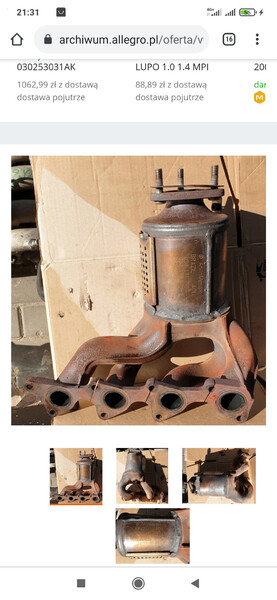 Выпускной коллектор Volkswagen Fox  2006 хэтчбек 1.4 Бензин Днепр