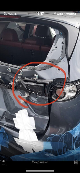 Фонарь задний правый на крышке багажника Mazda CX-5  2021 2.5 Бензин Кременчуг