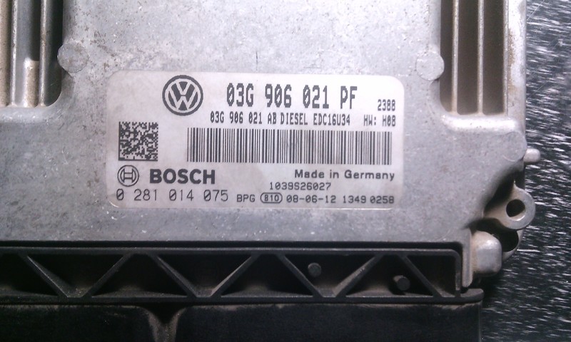 Електронний блок керування двигуном 03G906021PF   Volkswagen Caddy