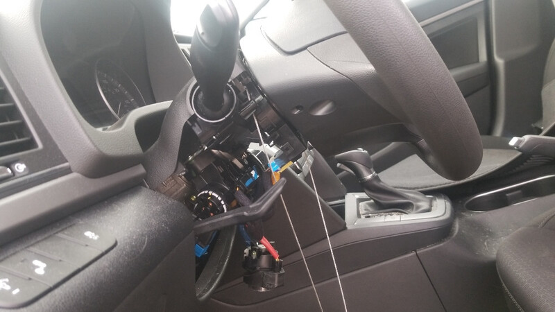 Кожух рулевой колонки Hyundai Elantra  2018 Ромны