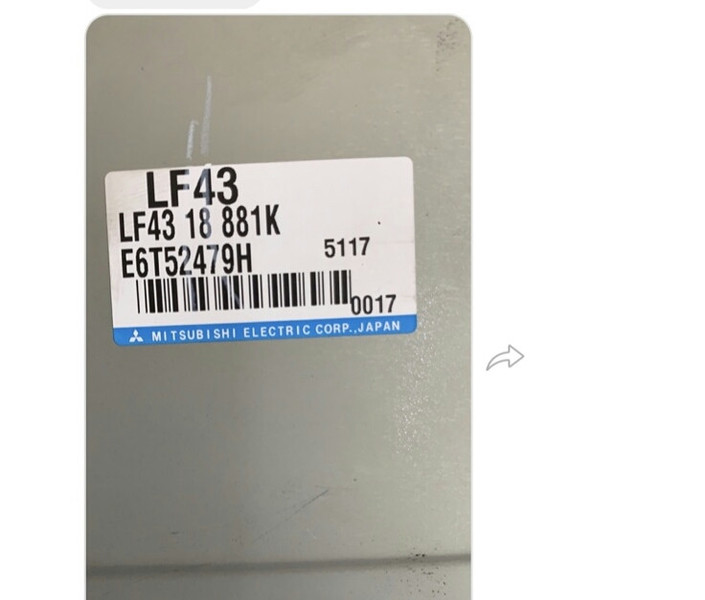 Блок управления двигателем LF43 18 881K   Mazda 6