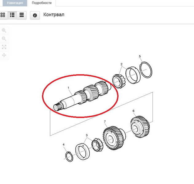 Контрвал Volvo FM  2014 Київ