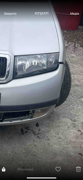 Бампер передний голий Skoda Fabia  2001 универсал 1.4 Бензин Киев