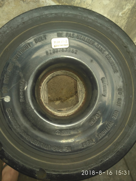 Шкив коленвала Renault Trafic 2  2007 2.0 Дизель Глухов