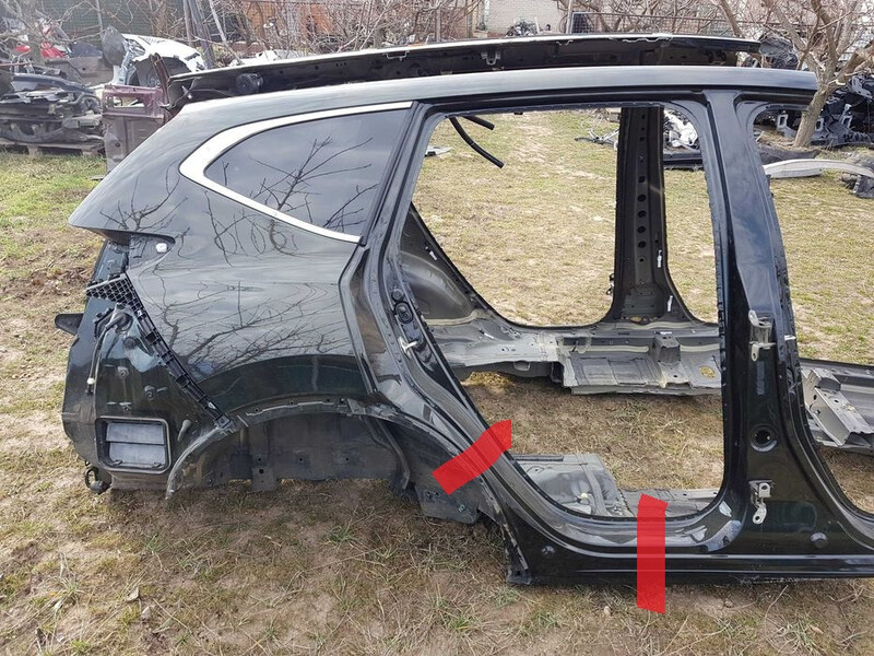 Дверной проем задний правый Honda CR-V 5  2017 2.4 Бензин 