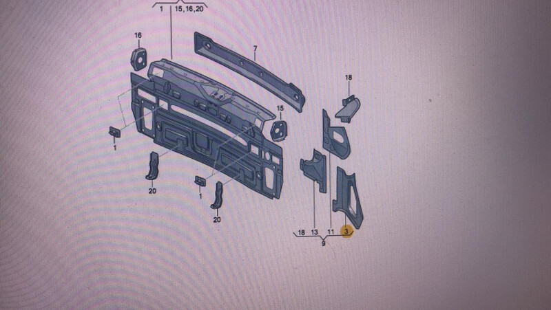 Элемент звдней панели Volkswagen Tiguan  2017 2.0 Бензин Харьков